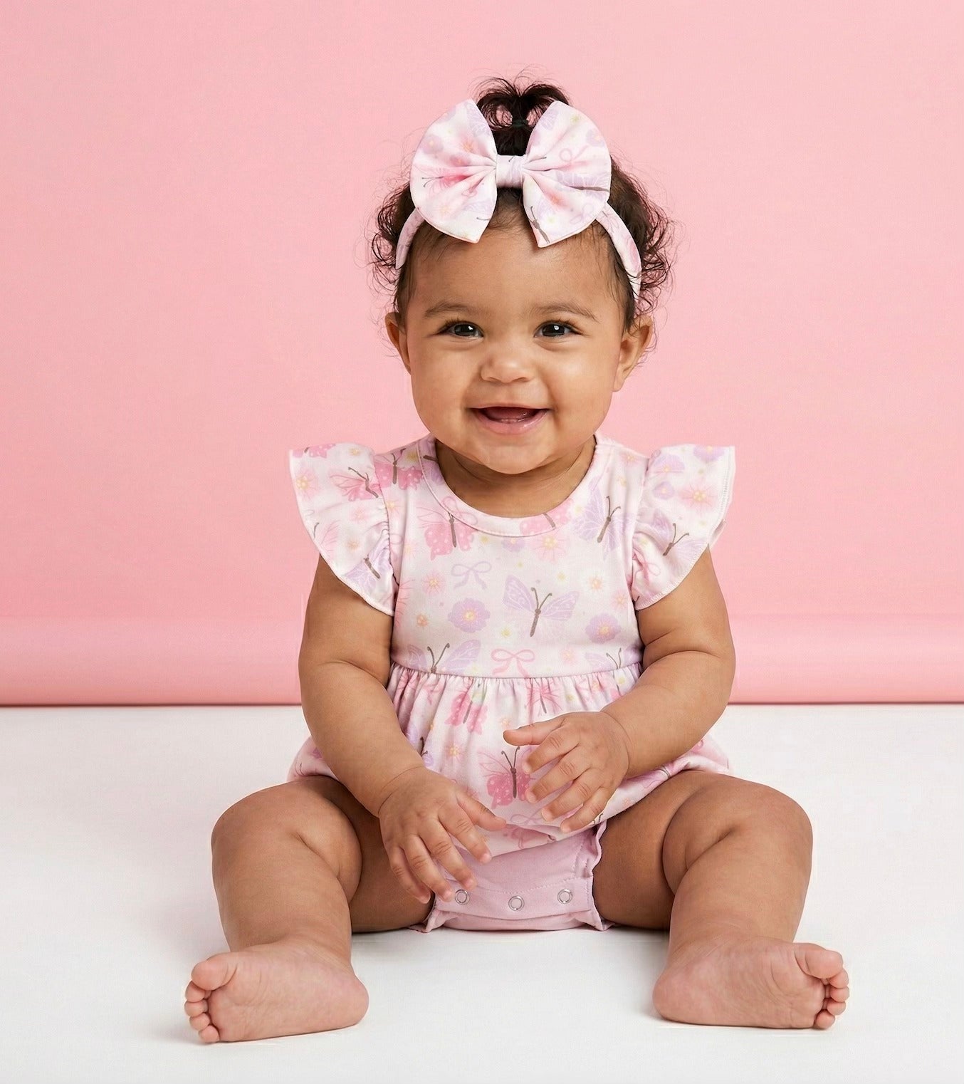 Flutterdream Girl Infant Romper