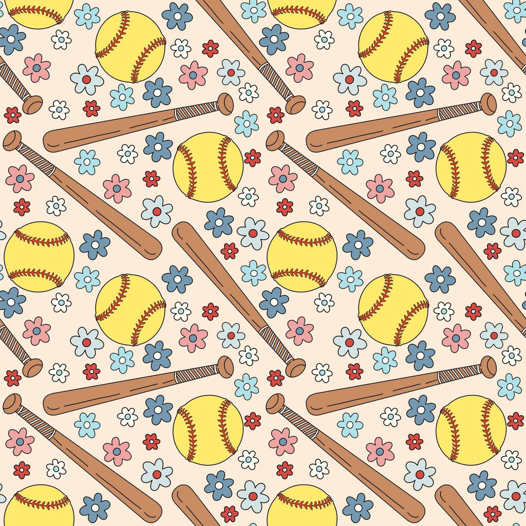 Softball Stitches Girls Dress