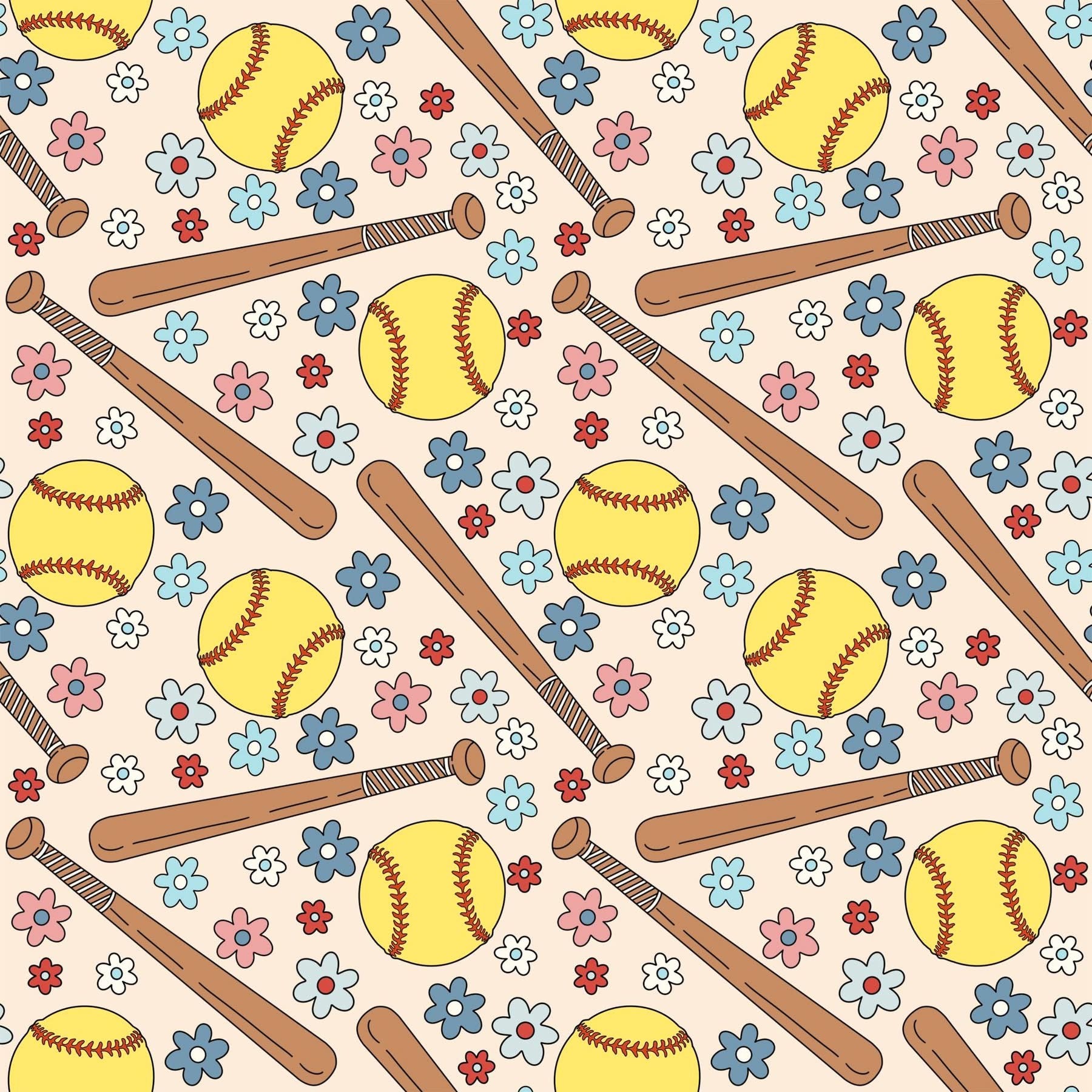 Softball Stitches Girls Dress