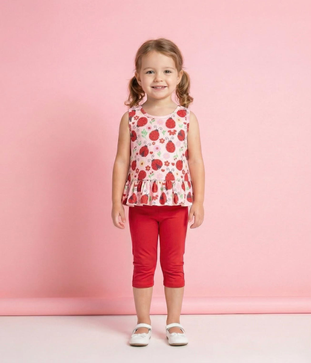Ladybug Lovelies Girls 2 Piece Set