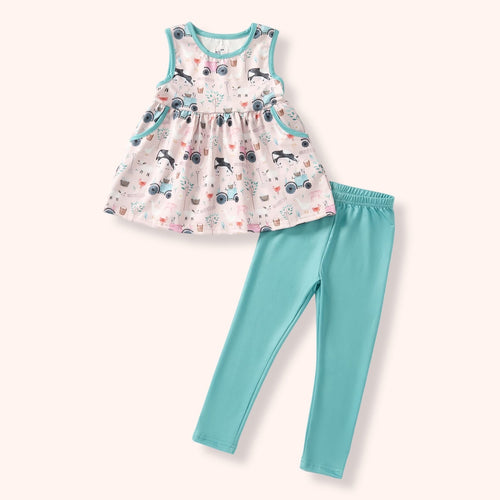Friendly Farmyard Girls 2 Piece Set